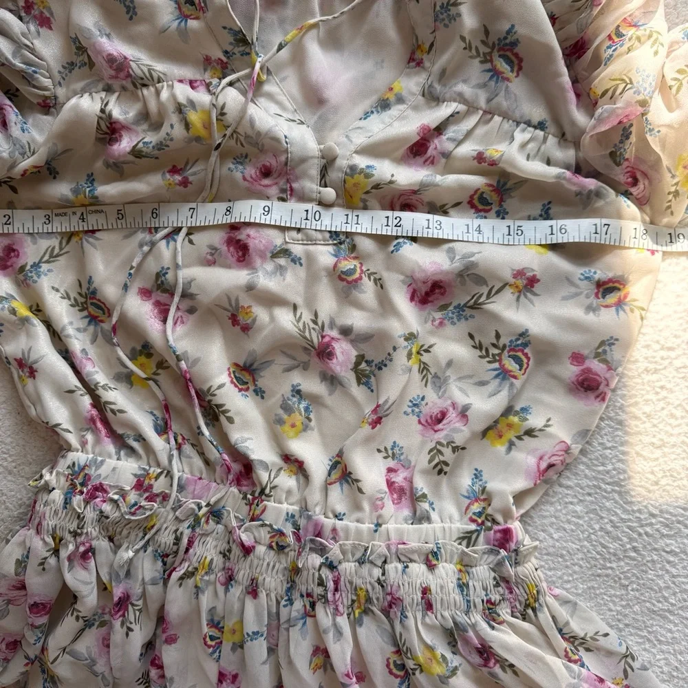Anthropologie Current Air print floral mini - Picture 7 of 8